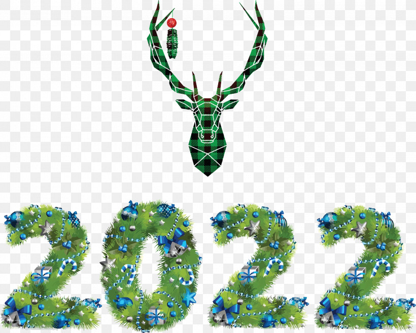 2022 New Year 2022 Happy 2022 New Year, PNG, 3000x2404px, Deer, Antler, Biology, Meter, Science Download Free