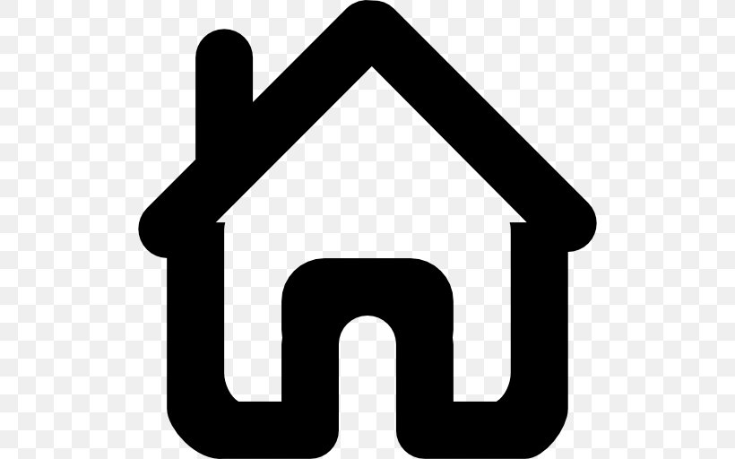 Symbol Download House, PNG, 512x512px, Symbol, Area, Black And White, Button, House Download Free