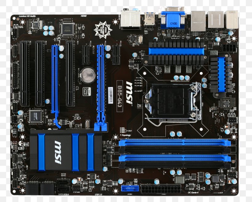 Intel LGA 1150 Micro-Star International ATX Motherboard, PNG, 800x658px, Intel, Atx, Central Processing Unit, Computer, Computer Accessory Download Free