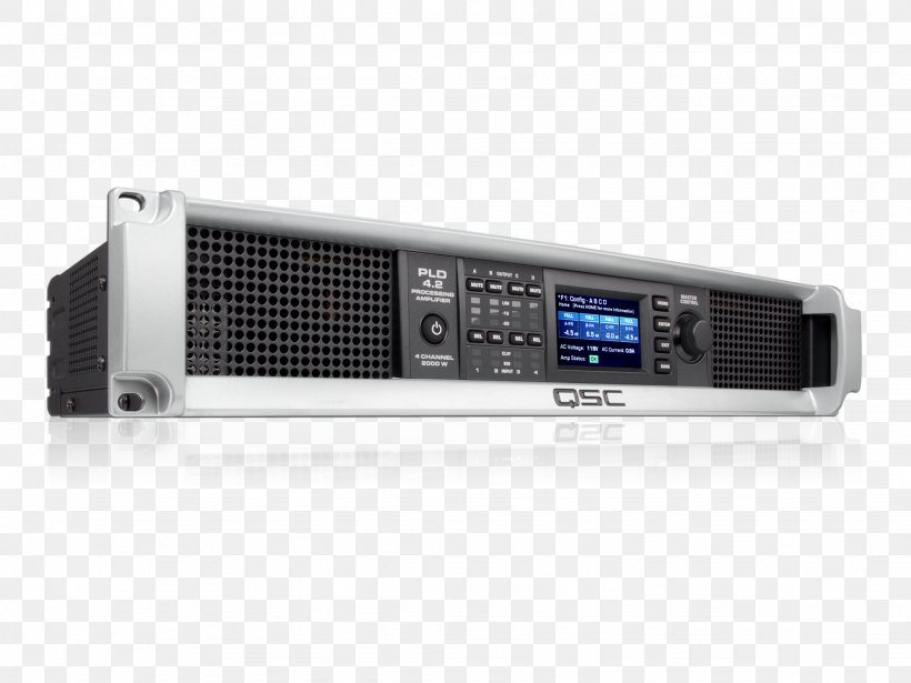 Audio Power Amplifier QSC PLD4.5 QSC PLD4.3 QSC Audio Products, PNG, 2048x1536px, Audio Power Amplifier, Ampere, Amplifier, Audio Receiver, Computer Component Download Free