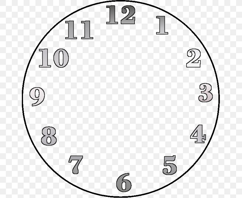 Clip Art Alarm Clocks Clock Face Digital Clock, PNG, 672x672px, Clock, Alarm Clocks, Area, Black, Black And White Download Free