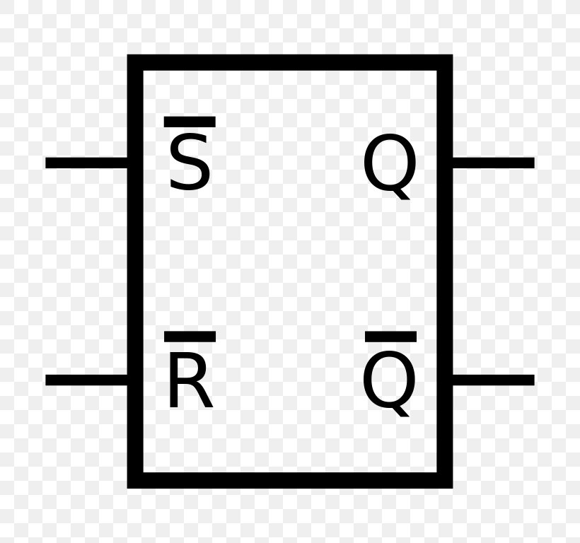 Flip-flop Electronic Circuit NAND Gate Electronics Logic Gate, PNG, 768x768px, Flipflop, And Gate, Area, Black, Black And White Download Free