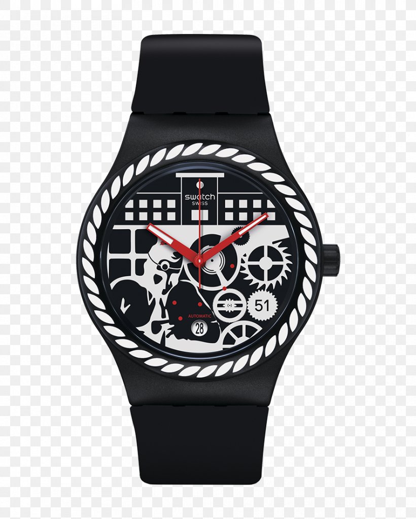 United Kingdom Swatch Sistem Automatic Watch, PNG, 881x1100px, United Kingdom, Analog Watch, Automatic Watch, Black, Clock Download Free