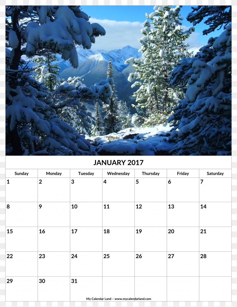 Banff Calendar Winter Solstice December Ski Resort, PNG, 2550x3300px, 2017, 2018, Banff, Calendar, December Download Free
