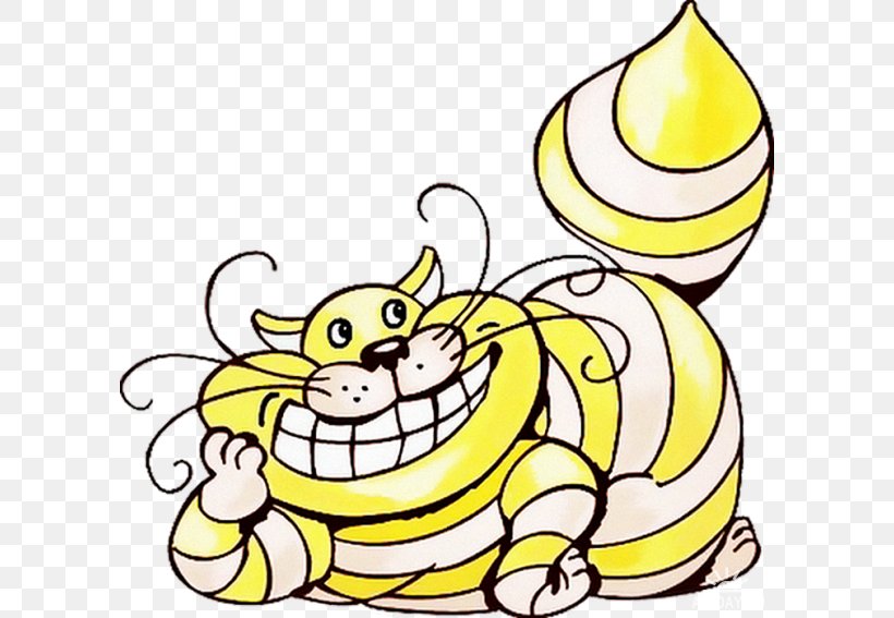 Cheshire Cat Drawing Honey Bee Clip Art, PNG, 600x567px, Cat, Animal, Art, Black And White, Cartoon Download Free