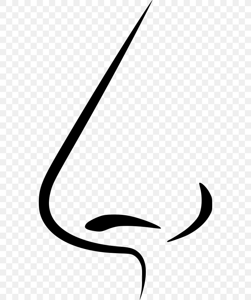 Clip Art Image, PNG, 568x980px, Nose, Area, Black, Black And White, Crescent Download Free