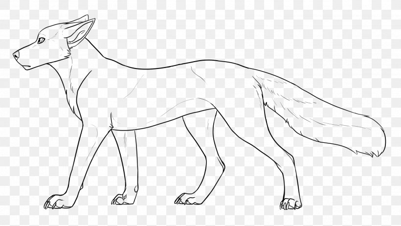 Line Art Dog Drawing Werewolf DeviantArt, PNG, 2490x1405px, Line Art, Animal Figure, Artwork, Black And White, Carnivora Download Free