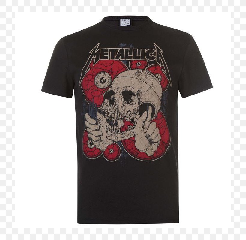 Printed T-shirt Metallica Heavy Metal, PNG, 800x800px, Tshirt, Black, Brand, Clothing, Crew Neck Download Free