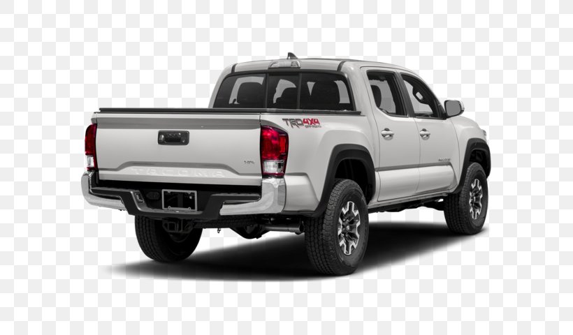2018 Toyota Tacoma TRD Off Road Four-wheel Drive Off-roading V6 Engine, PNG, 640x480px, 2018 Toyota Tacoma, 2018 Toyota Tacoma Trd Off Road, Toyota, Automatic Transmission, Automotive Carrying Rack Download Free