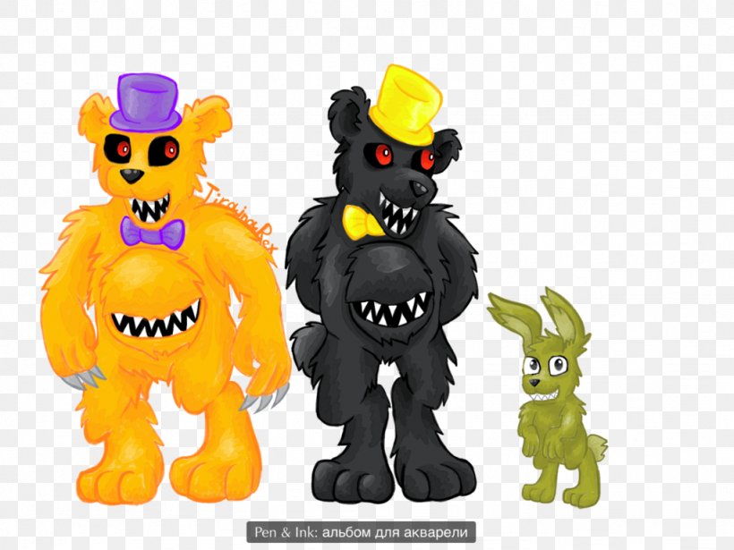 Five Nights At Freddy's 4 DeviantArt Stuffed Animals & Cuddly Toys Nightmare, PNG, 1024x768px, Art, Animal, Artist, Deviantart, Digital Art Download Free