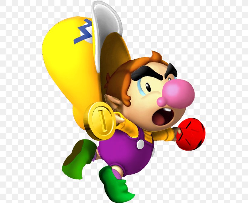 Mario Luigi Yoshi's Island DS Wii Wario, PNG, 543x671px, Mario, Art, Balloon, Cartoon, Child Download Free