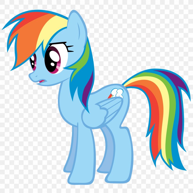 Pony Rainbow Dash Vector Graphics Horse, PNG, 1600x1600px, Pony, Animal Figure, Art, Cartoon, Character Download Free