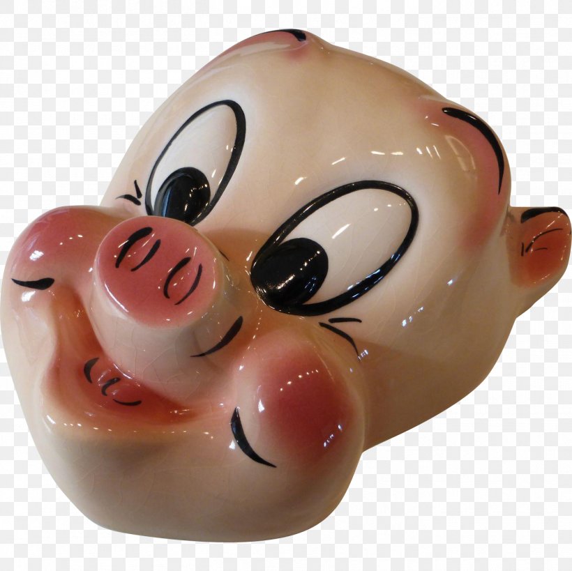 Face Porky Pig Snout Nose Cheek, PNG, 1361x1361px, Face, Animal, Bank, Ceramic, Cheek Download Free