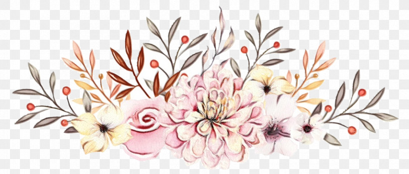 Floral Design, PNG, 856x366px, Watercolor, Boho Bouquets, Cut Flowers, Flora, Floral Design Download Free