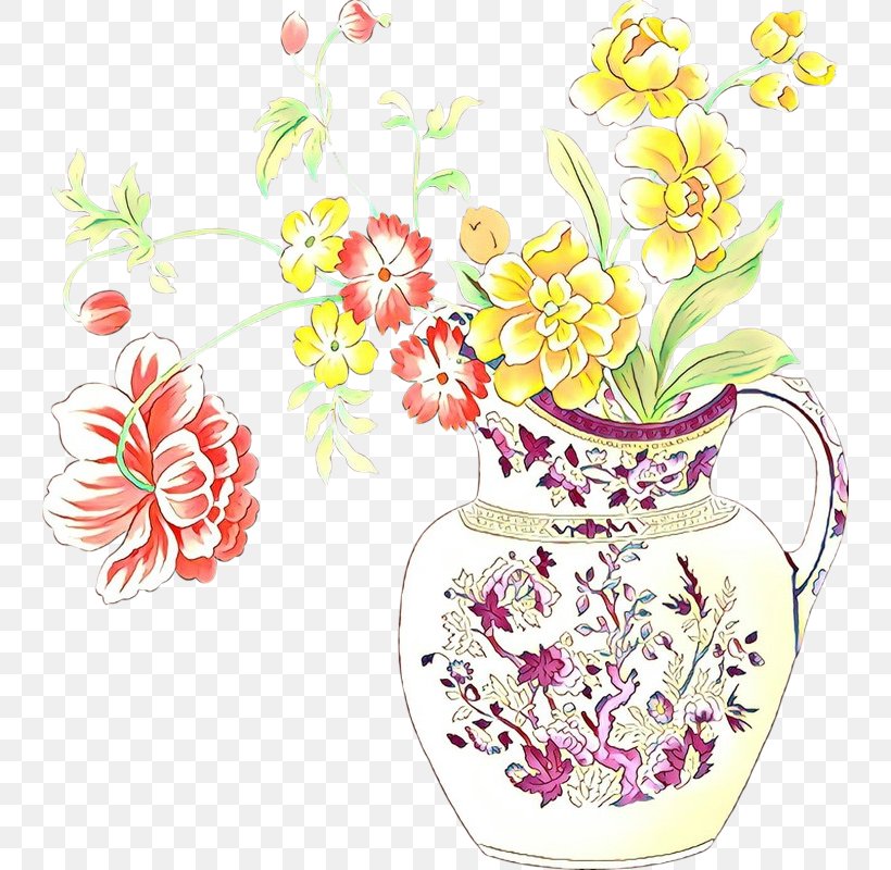 Flowers In Vase, PNG, 742x800px, Painting, Ceramic, Coffee Cup, Cup, Cut Flowers Download Free