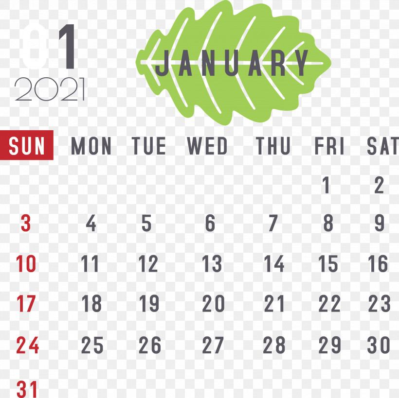 January 2021 Printable Calendar January Calendar, PNG, 3000x2999px, 2021 Calendar, January, Calendar System, Digital Media Player, Geometry Download Free
