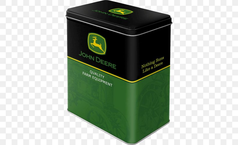 John Deere Tractor Steel Metal Box, PNG, 500x500px, John Deere, Agricultural Machinery, Box, Brand, Favicz Download Free