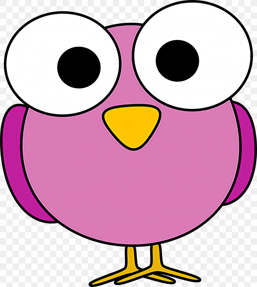 Pink Cartoon White Facial Expression Bird, PNG, 1969x2198px, Pink, Bird, Cartoon, Facial Expression, Head Download Free
