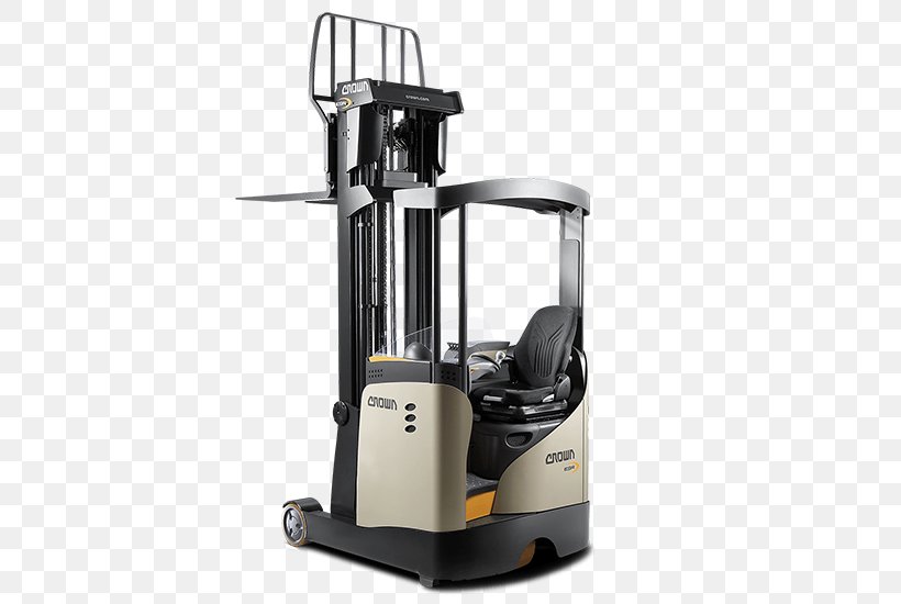 Forklift Pallet Jack Reachtruck Crown Equipment Corporation, PNG, 570x550px, Forklift, Counterweight, Crown Equipment Corporation, Forklift Truck, Godrej Group Download Free