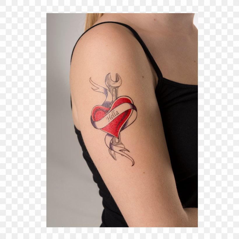 Abziehtattoo Shoulder, PNG, 1000x1000px, Watercolor, Cartoon, Flower, Frame, Heart Download Free