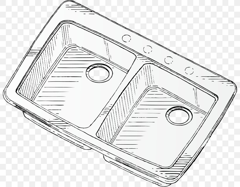 Kitchen Sink Clip Art, PNG, 800x639px, Sink, Area, Cleaning, Drawing, Glass Download Free