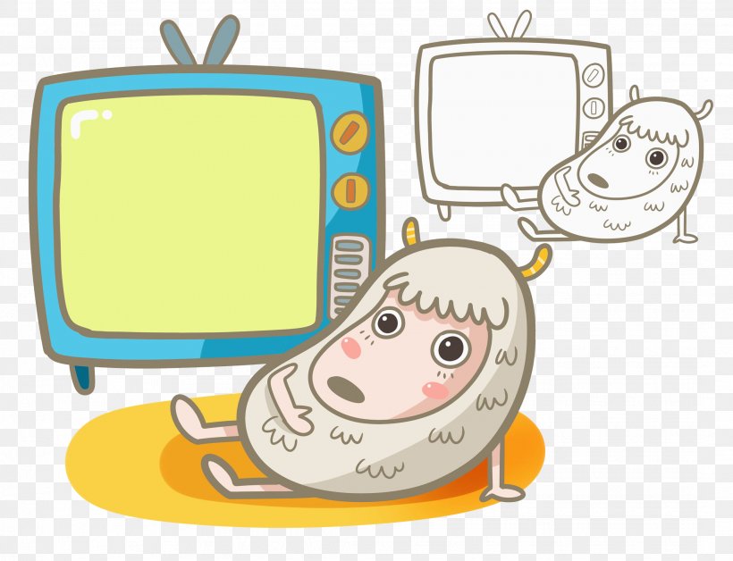 Lovely Sheep Television Illustration, PNG, 2136x1636px, Lovely Sheep, Android, Area, Cartoon, Communication Download Free
