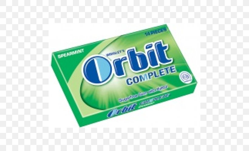 Chewing Gum Mentha Spicata Peppermint Orbit Wrigley Company, PNG, 500x500px, Chewing Gum, Airwaves, Brand, Candy, Chewing Download Free