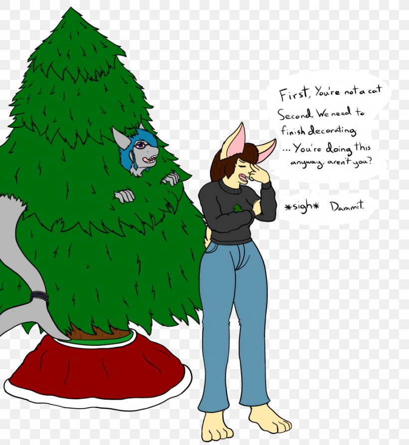 Christmas Tree Illustration Vertebrate Clip Art, PNG, 919x1000px, Christmas Tree, Art, Behavior, Cartoon, Character Download Free