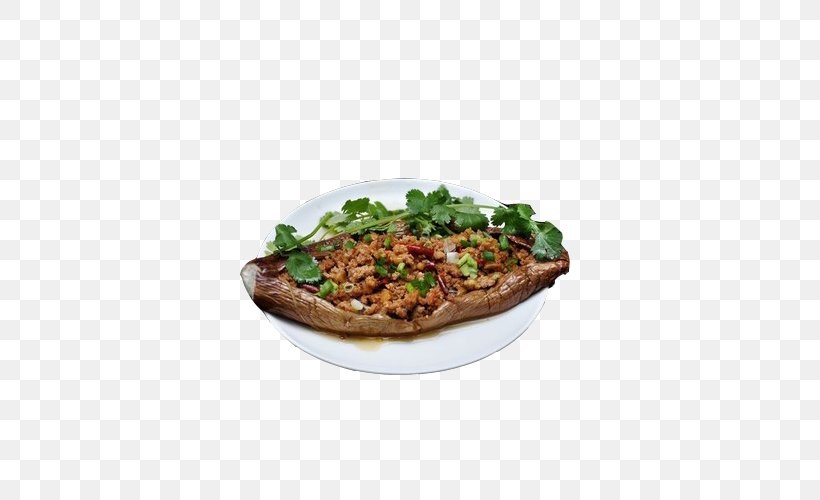 Eggplant Dish Ground Meat, PNG, 500x500px, Eggplant, Cuisine, Designer, Dish, Food Download Free