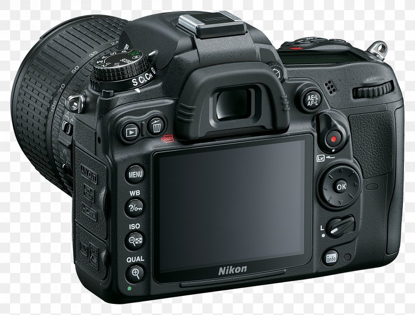 Nikon D7000 AF-S DX Nikkor 18-105mm F/3.5-5.6G ED VR Digital SLR Nikon DX Format, PNG, 2500x1900px, Nikon D7000, Active Pixel Sensor, Afs Dx Nikkor 18105mm F3556g Ed Vr, Apsc, Camera Download Free