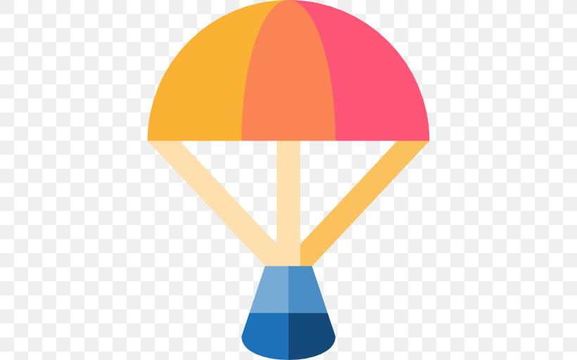 Parachute Icon, PNG, 512x512px, Scalable Vector Graphics, Lorem Ipsum, Orange, Parachute, Red Download Free