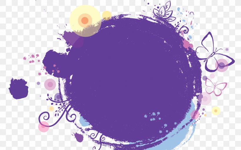 Brand Circle Wallpaper, PNG, 1444x900px, Purple, Brand, Ink, Ink Brush, Inkstick Download Free