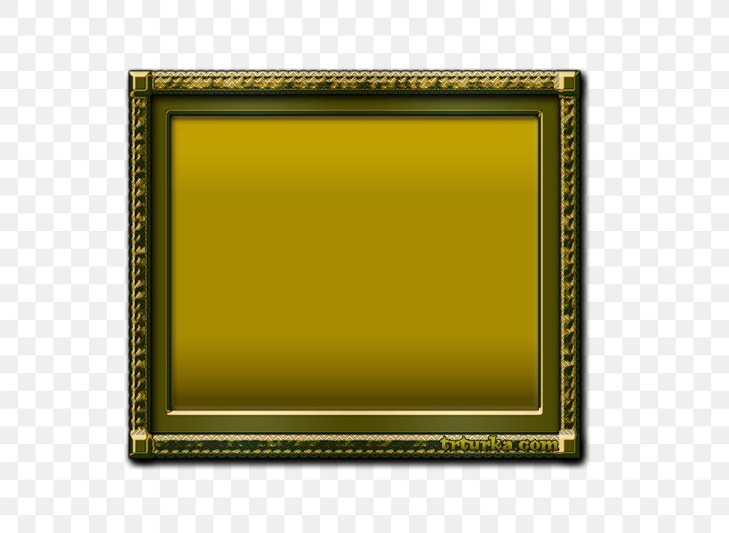 Picture Frames Rectangle, PNG, 800x600px, Picture Frames, Picture Frame, Rectangle, Yellow Download Free