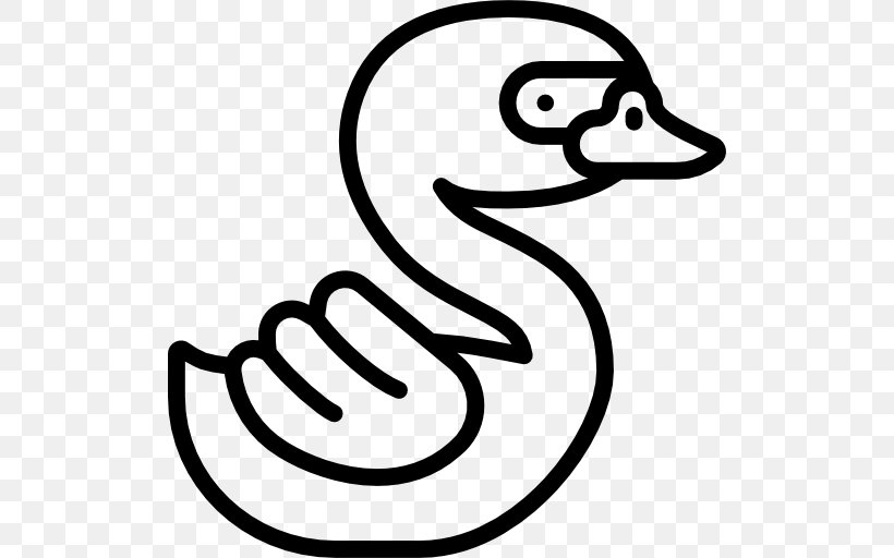 Swan Vector, PNG, 512x512px, Symbol, Area, Artwork, Beak, Black And White Download Free