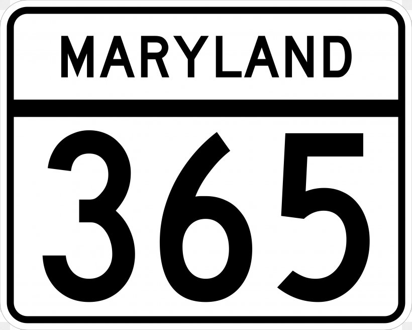 Maryland Route 365 Maryland Route 363 Vehicle License Plates Thumbnail Computer File, PNG, 3000x2400px, Vehicle License Plates, Area, Black And White, Brand, Logo Download Free