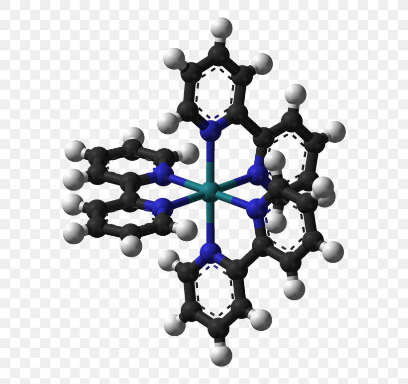 Coordination Complex Phenanthroline Ferroin Tris(bipyridine)ruthenium(II) Chloride, PNG, 640x772px, Coordination Complex, Bipyridine, Cation, Chemical Compound, Chemistry Download Free