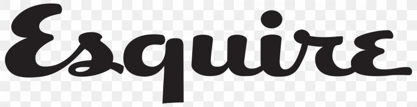 Esquire Network Logo Magazine, PNG, 2000x517px, Esquire, Black And White, Brand, Calligraphy, Esquire Network Download Free