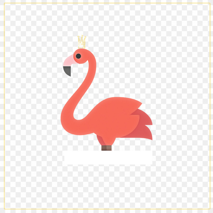 Flamingo, PNG, 1440x1440px, Birds, Beak, Cartoon, Drawing, Duck Download Free