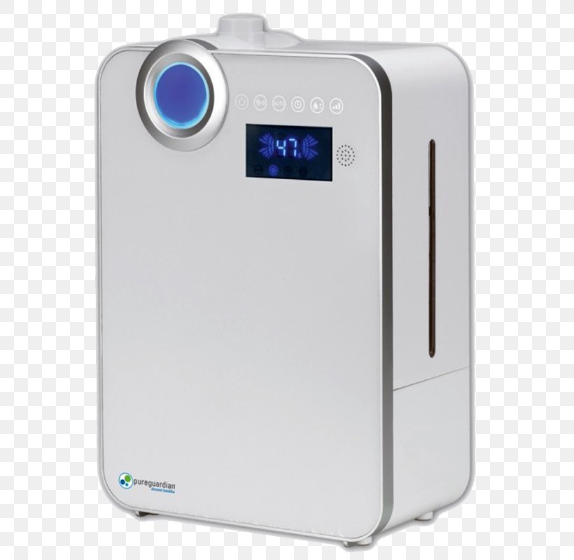 Humidifier PureGuardian H7550 Room Guardian Technologies PureGuardian H1510 Mist, PNG, 800x800px, Humidifier, Cold, Home Appliance, Humidistat, Humidity Download Free