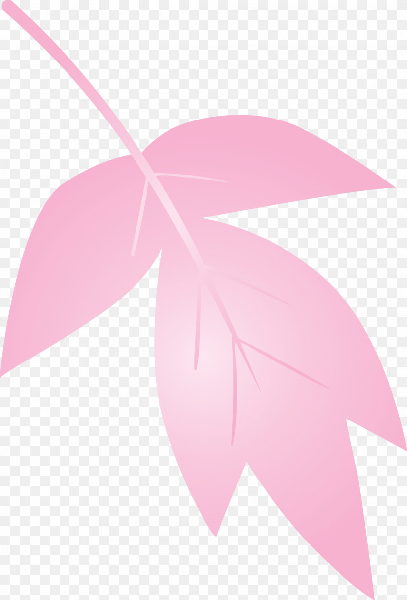 Pink Leaf Line Plant Petal, PNG, 2032x3000px, Watercolor Leaf, Flower, Leaf, Line, Magenta Download Free