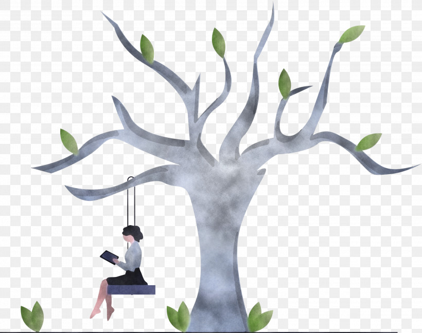 Tree Swing, PNG, 3000x2371px, Tree Swing, Branch, Flower, Plane, Plant Download Free