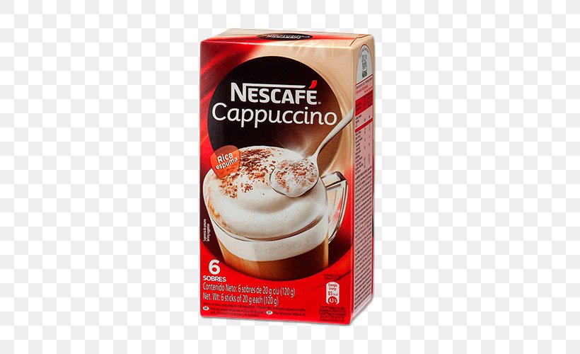 Cappuccino Instant Coffee Iced Coffee Cafe, PNG, 500x500px, Cappuccino, Cafe, Coffee, Cream, Cup Download Free