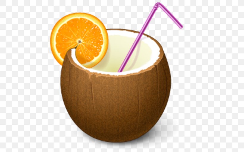 Coconut Water Fizzy Drinks Coconut Milk Drink Mixer Coconut Bar, PNG, 512x512px, Coconut Water, Cocktail, Cocktail Garnish, Coconut, Coconut Bar Download Free