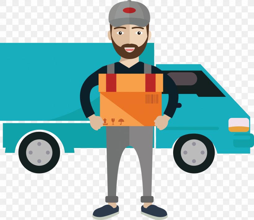Delivery Courier Royalty-free Illustration, PNG, 2218x1920px, Delivery, Box, Business, Cartoon, Courier Download Free