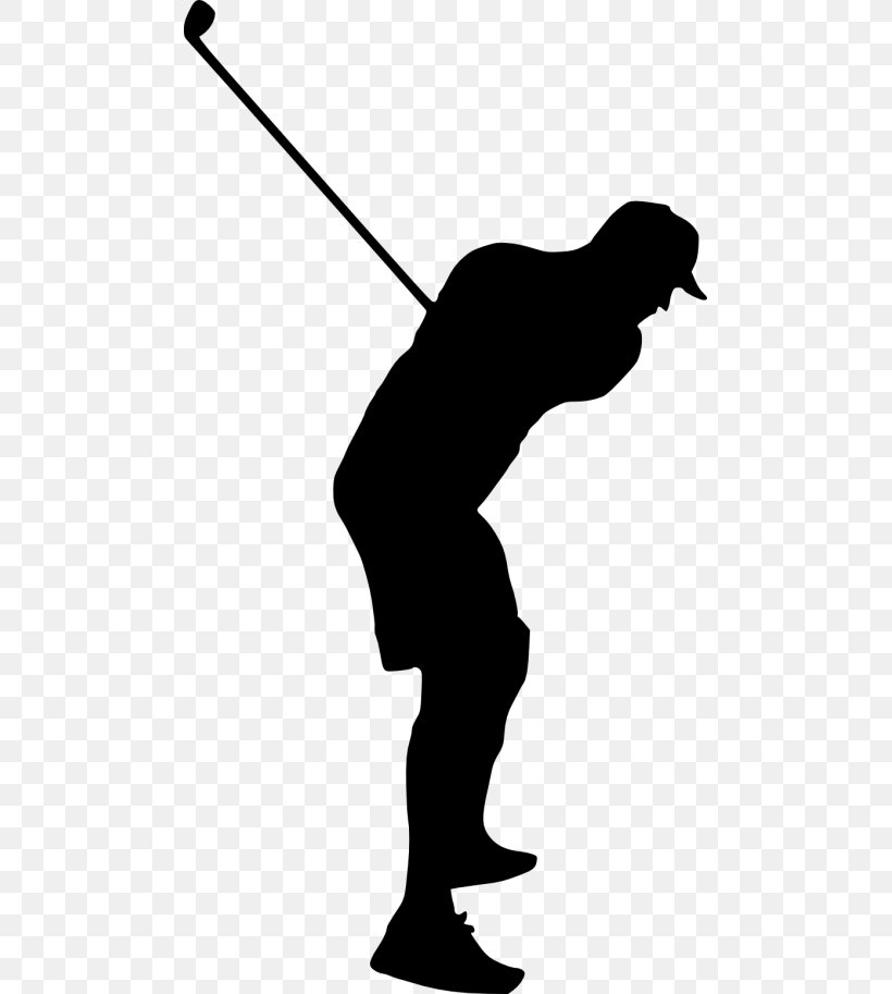 Golf Stroke Mechanics Golfer Clip Art, PNG, 481x913px, Golf, Arm, Ball, Black, Black And White Download Free