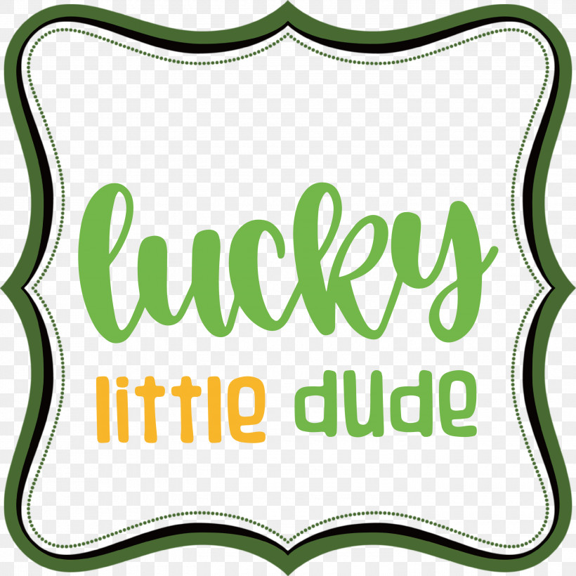Lucky Little Dude Patricks Day Saint Patrick, PNG, 3000x3000px, Patricks Day, Geometry, Green, Line, Logo Download Free