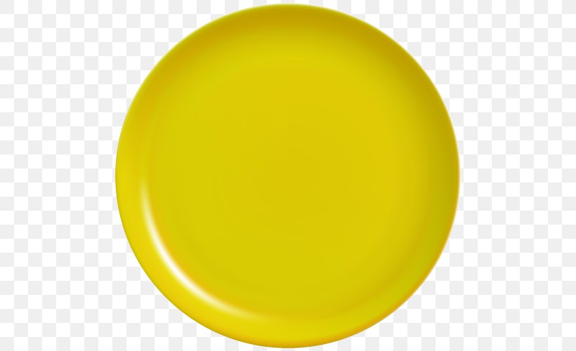 Plate Yellow Tableware Clip Art, PNG, 500x500px, Plate, Ball, Color, Dish, Material Download Free