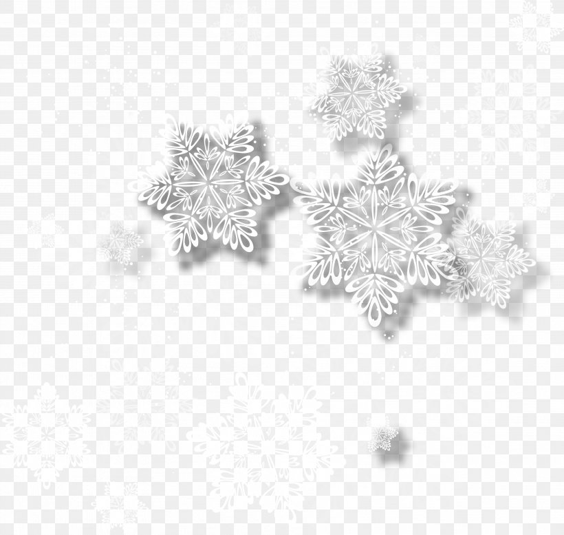 White Snowflake, PNG, 3753x3559px, White, Black And White, Body Jewelry, Grey, Jewellery Download Free