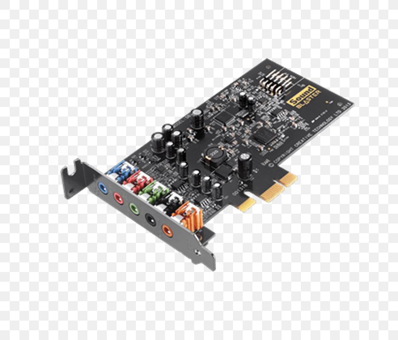 Creative Sound Blaster Audigy Fx Sound Cards & Audio Adapters PCI Express Creative Labs, PNG, 700x700px, 51 Surround Sound, Sound Blaster Audigy, Computer, Computer Component, Computer Hardware Download Free