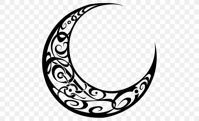 Crescent Moon Logo Png 500x500px Crescent Black And White Body